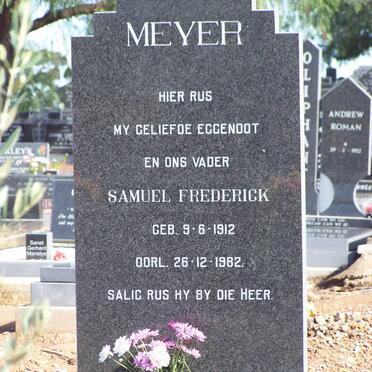 MEYER Samuel Frederick 1912-1982