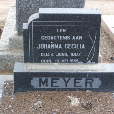MEYER Johanna Cecilia 1887-1969