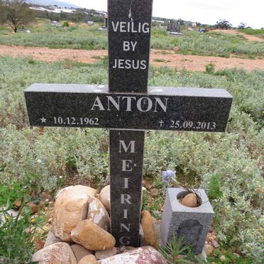 MEIRING Anton 1962-2013