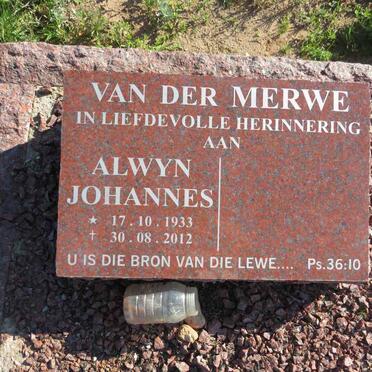 MERWE Alwyn Johannes, van der 1933-2012