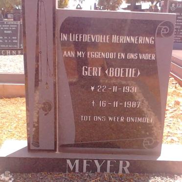 MEYER Gert 1931-1987