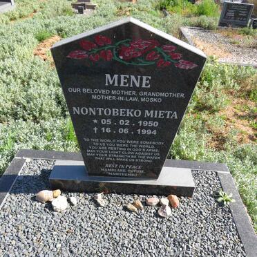 MENE Nontobeko Mieta 1950-1994