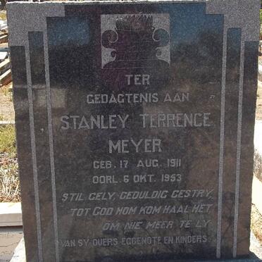MEYER Stanley Terrence 1911-1957