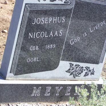 MEYER Josephus Nicolaas 1889-