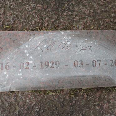 MEYER R.?. 1929-2020