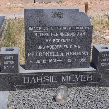 MEYER Petronella Hermina 1931-1999