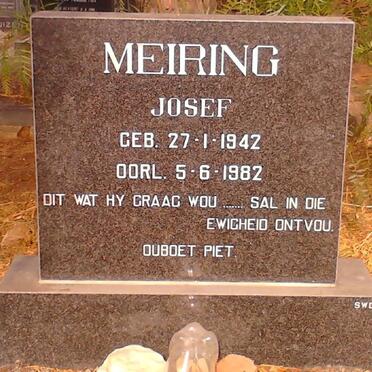 MEIRING Josef 1942-1982