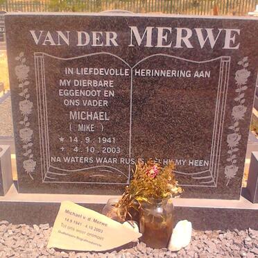 MERWE Michael, van der 1941-2003