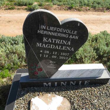 MINNIE Katrina Magdalena 1957-2013