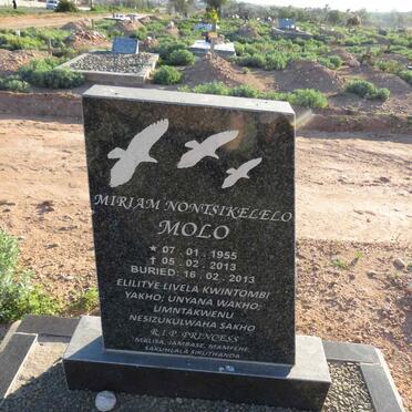 MOLO Miriam Nontsikelelo 1955-2013