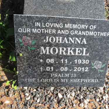 MORKEL Johanna 1930-2012