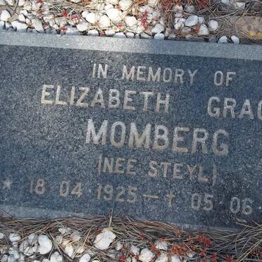 MOMBERG Elizabeth Grace nee STEYL 1925-1992