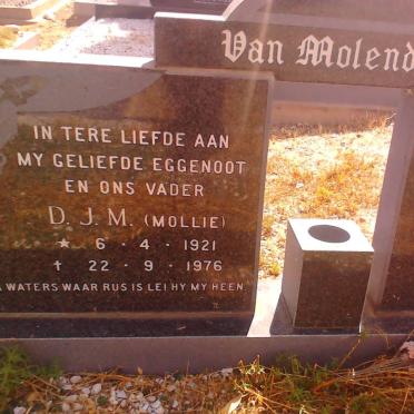 MOLEN D.J.M., van 1921-1976