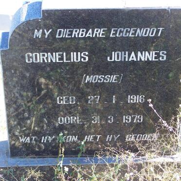 MOSTERT Cornelius Johannes 1916-1979