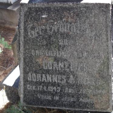 MULLER Cornelius Johannes 1943-1944