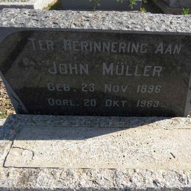MULLER John 1896-1963