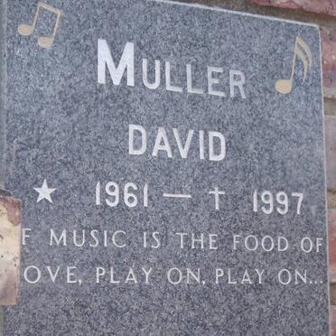 MULLER David 1961-1997