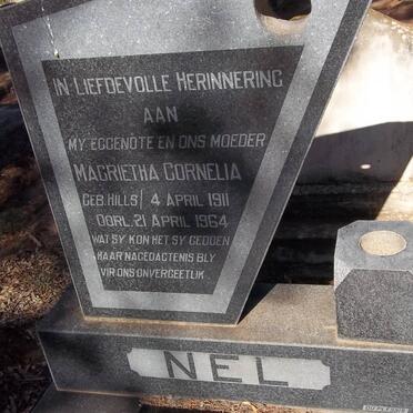 NEL Magrietha Cornelia nee HILLS 1911-1964