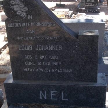 NEL Louis Johannes 1900-1962
