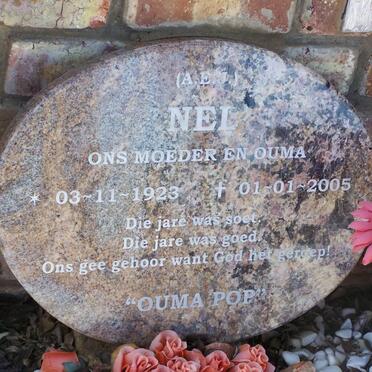 NEL A.E.J. 1923-2005