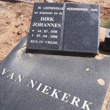 NIEKERK  Dirk Johannes, van 1938-2008