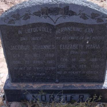 NORTIER Jacobus Johannes 1890-1962 &amp; Elizabeth Maria SMIT 1891-1960