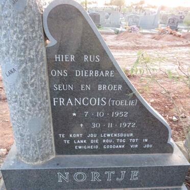 NORTJE Francois 1952-1972