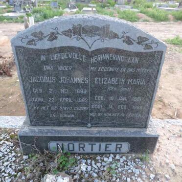 NORTIER Jacobus Johannes 1890-1962 & Elizabeth Maria SMIT 1891-1960