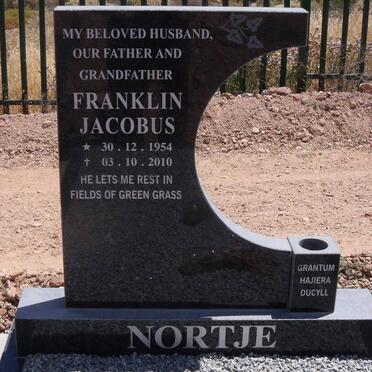 NORTJE Franklin Jacobus 1954-2010