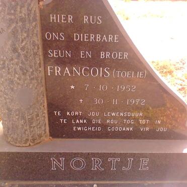 NORTJE Francois 1952-1972