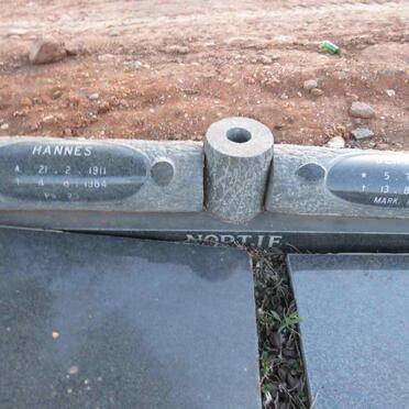 NORTJE Hannes 1911-1984 & BERTHA 1922-1988