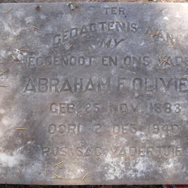 OLIVIER Abraham F. 1883-1940