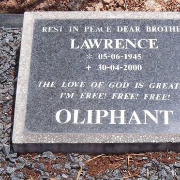 OLIPHANT Lawrence  1945-2000