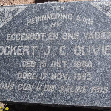 OLIVIER Ockert J.C. 1886-1953