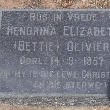 OLIVIER Hendrina Elizabeth -1957