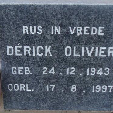 OLIVIER Dérick 1943-1997