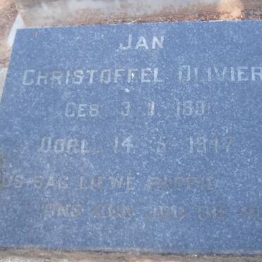 OLIVIER Jan Christoffel 1891-1947