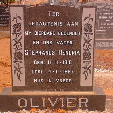 OLIVIER Stephanus Hendrik 1918-1967