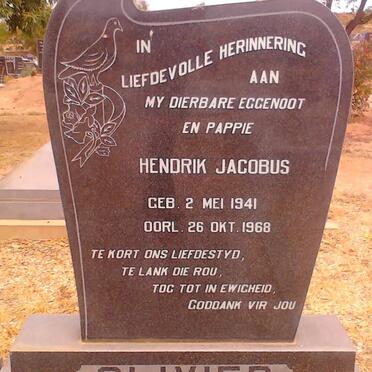 OLIVIER Hendrik Jacobus 1941-1968