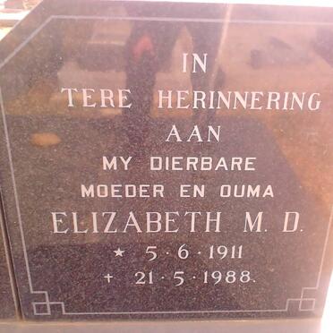 OLIVIER Stephanus 1906-1973 &amp; Elizabeth M.D. 1911-1988