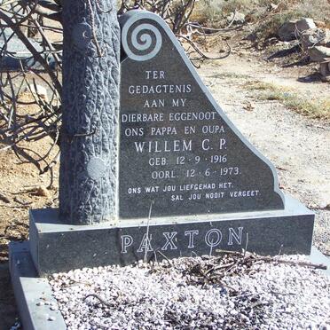 PAXTON Willem C.P. 1916-1973