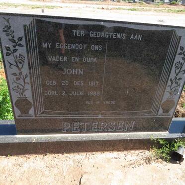 PETERSEN John 1917-1988