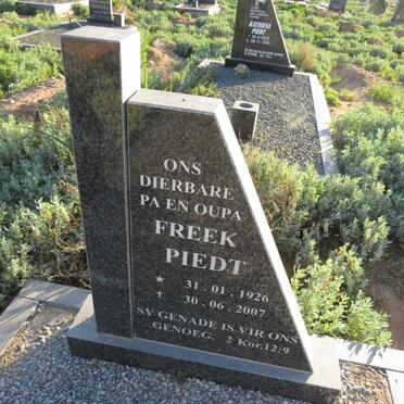 PIEDT Freek 1926-2007