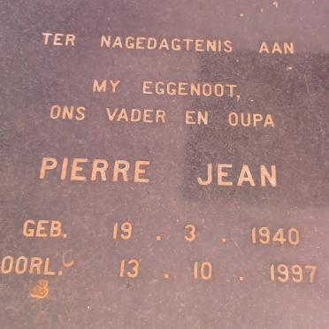 PIERRE Jean 1940-1997