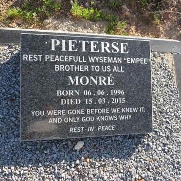 PIETERSE Morne 1996-2015