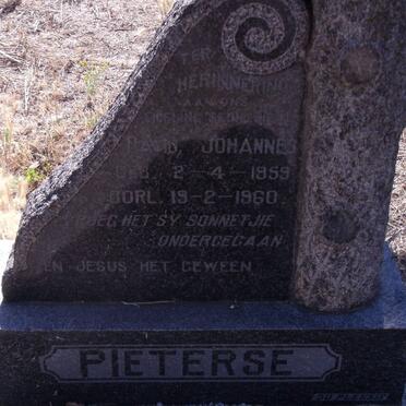 PIETERSE David Johannes 1959-1960