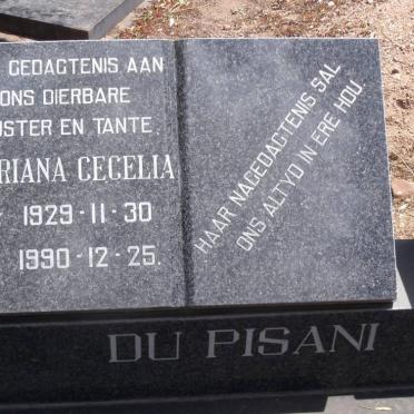 PISANI Adriana Cecilia, du 1929-1990