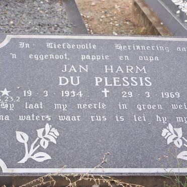 PLESSIS Jan Harm, du 1934-1969