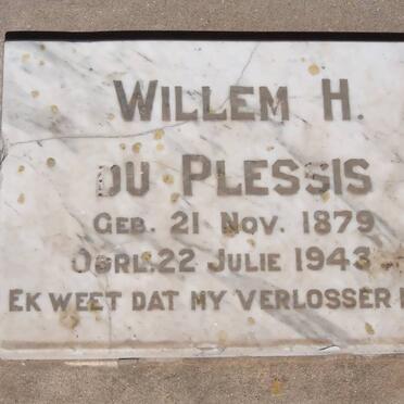 PLESSIS Willem H., du 1879-1943