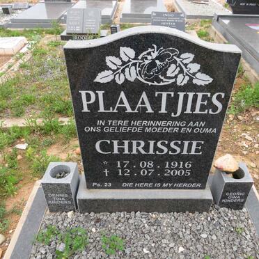 PLAATJIES Chrissie 1916-2005